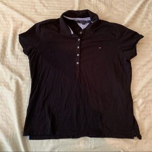 Tommy Hilfiger Black Polo Shirt